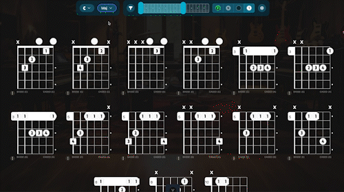 Bibliothèque de diagrammes d’accords - Demo