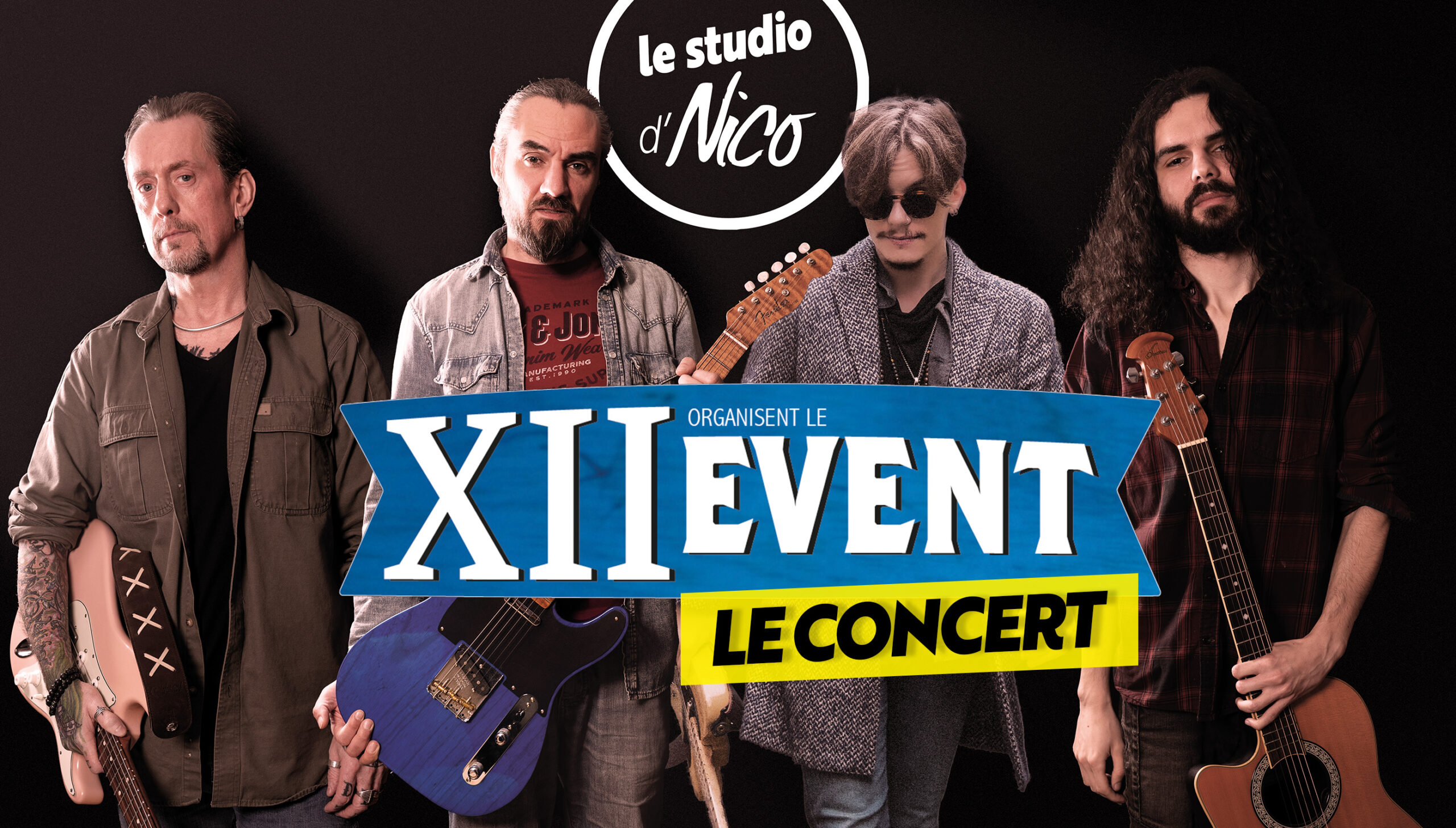 Le Studio d’Nico organise un CONCERT ! Sponsorisé par Twelve-Assistant