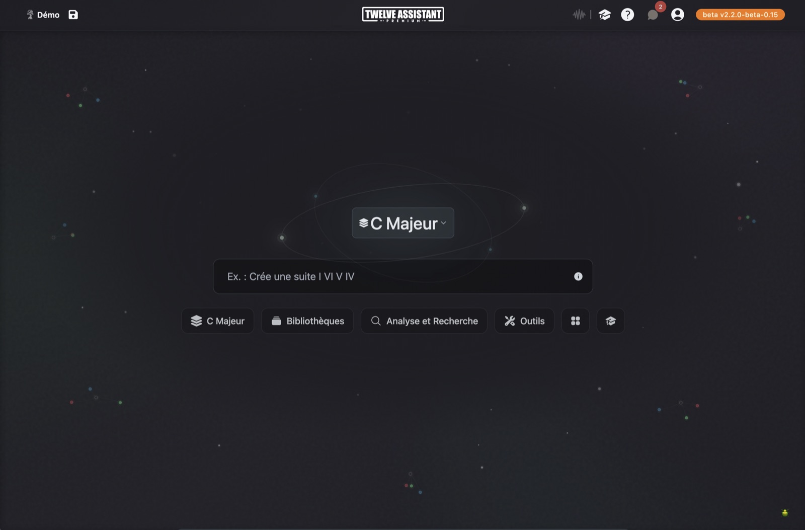 La nouvelle page d'accueil de Twelve Assistant 2.2.0