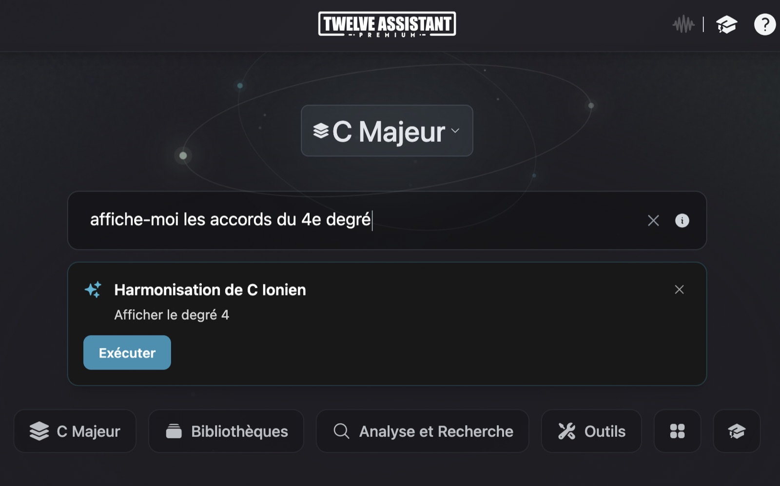 TiA : une commande d'action dans la recherche