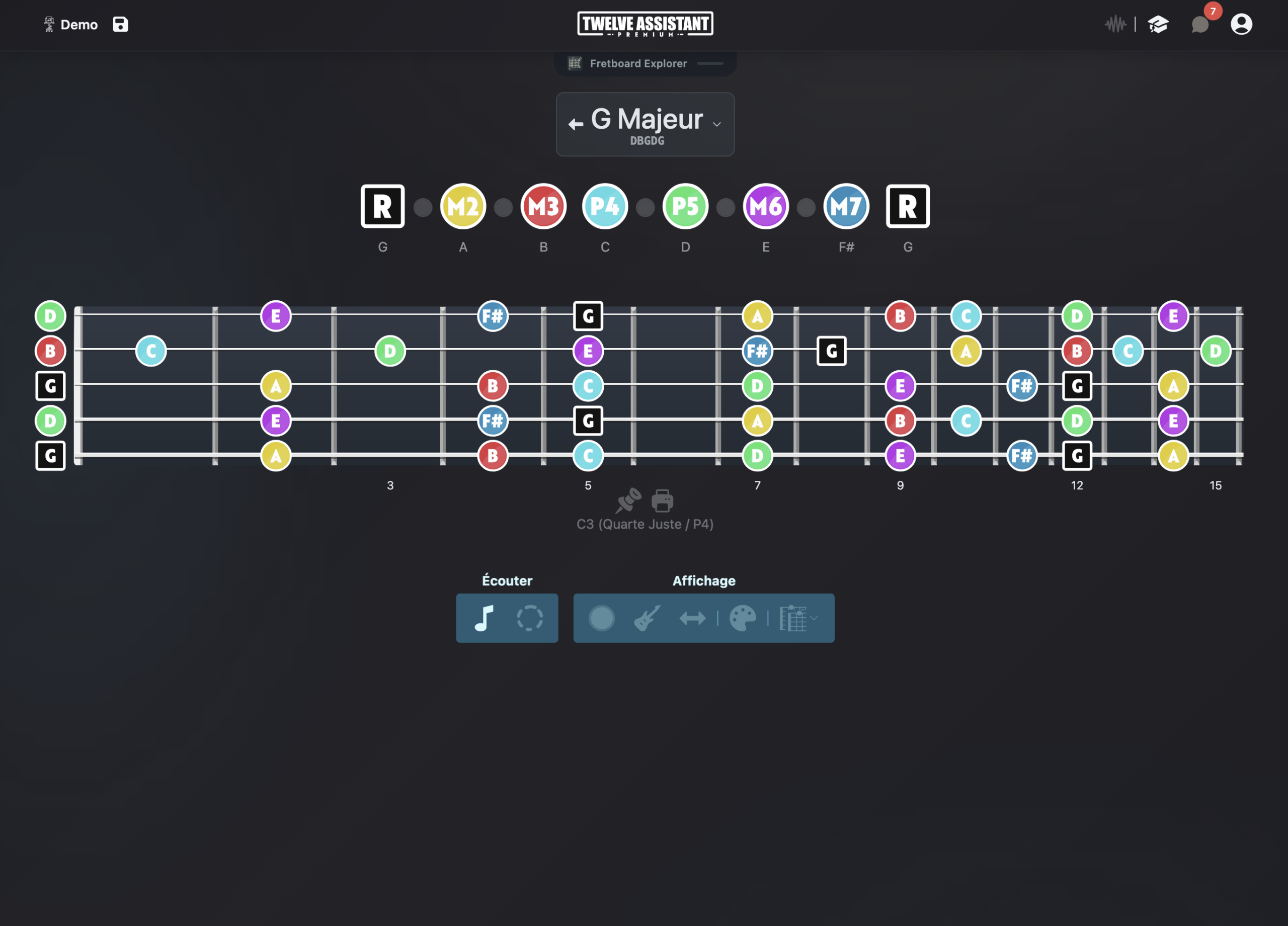 Manche de banjo 5 cordes dans Twelve Assistant
